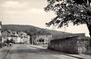 Ansicht der Straße Obertor um 1962