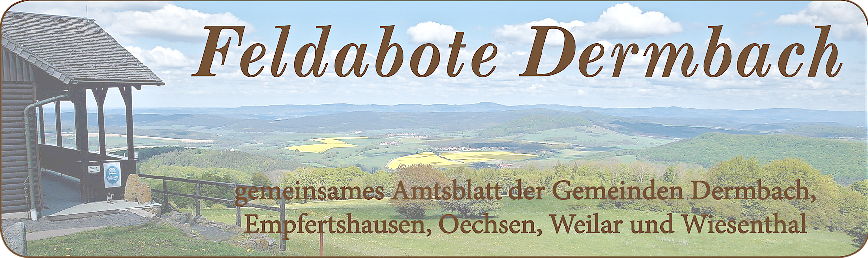 Logo des Feldaboten Amtsblatt Dermbach