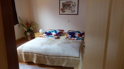 Doppelbett in der Ferienwohnung