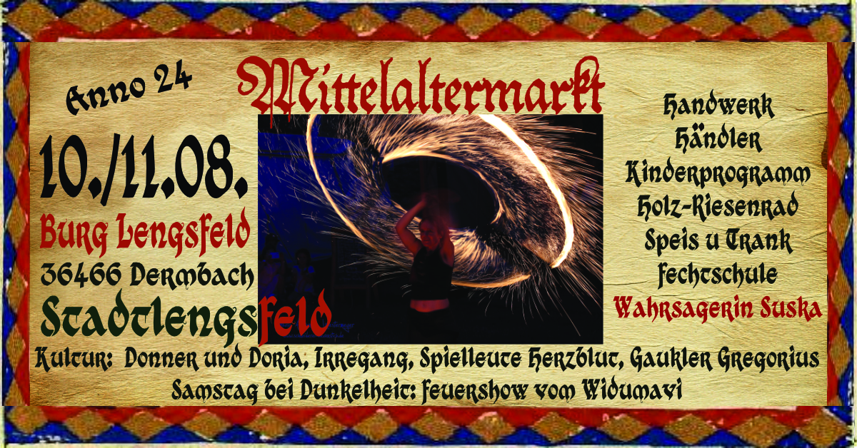 II. Mittelaltermarkt Burg Lengsfeld