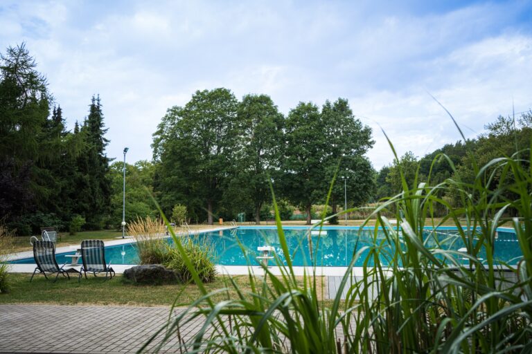 Ansicht vom Stadtlengsfelder Schwimmbad
